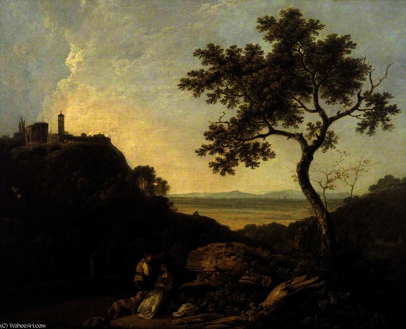 Tivoli; Temple Of The Sibyl And The Campagna — Richard Wilson