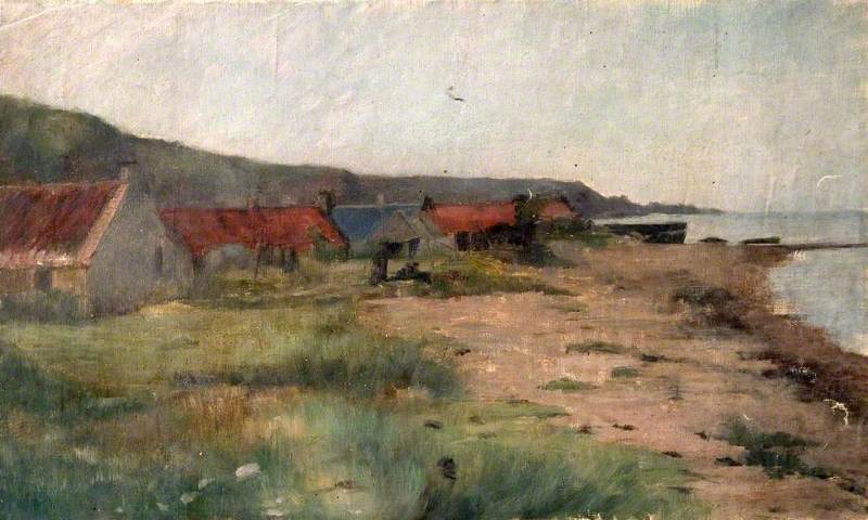 Cottages Near Shore Line — Wilfrid Williams Ball