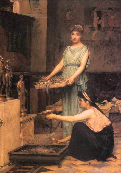 The Household Gods — John William Waterhouse
