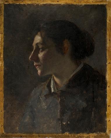 Portrait Study Of Young Munich Woman — Theodore Clement Steele