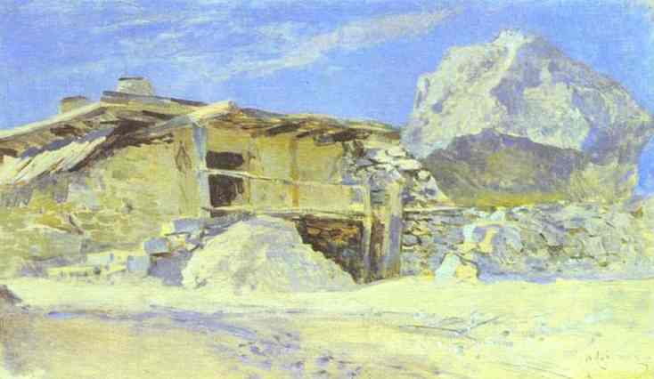 Saklia In Alupka. Study — Isaak Ilyich Levitan