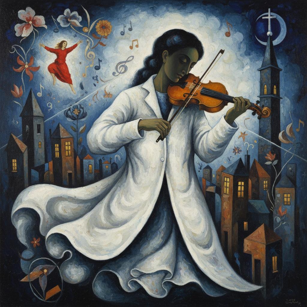 Nocturne Of The Celestial Strings: A Soliloquy In Midnight Blue — Marc Duvallier