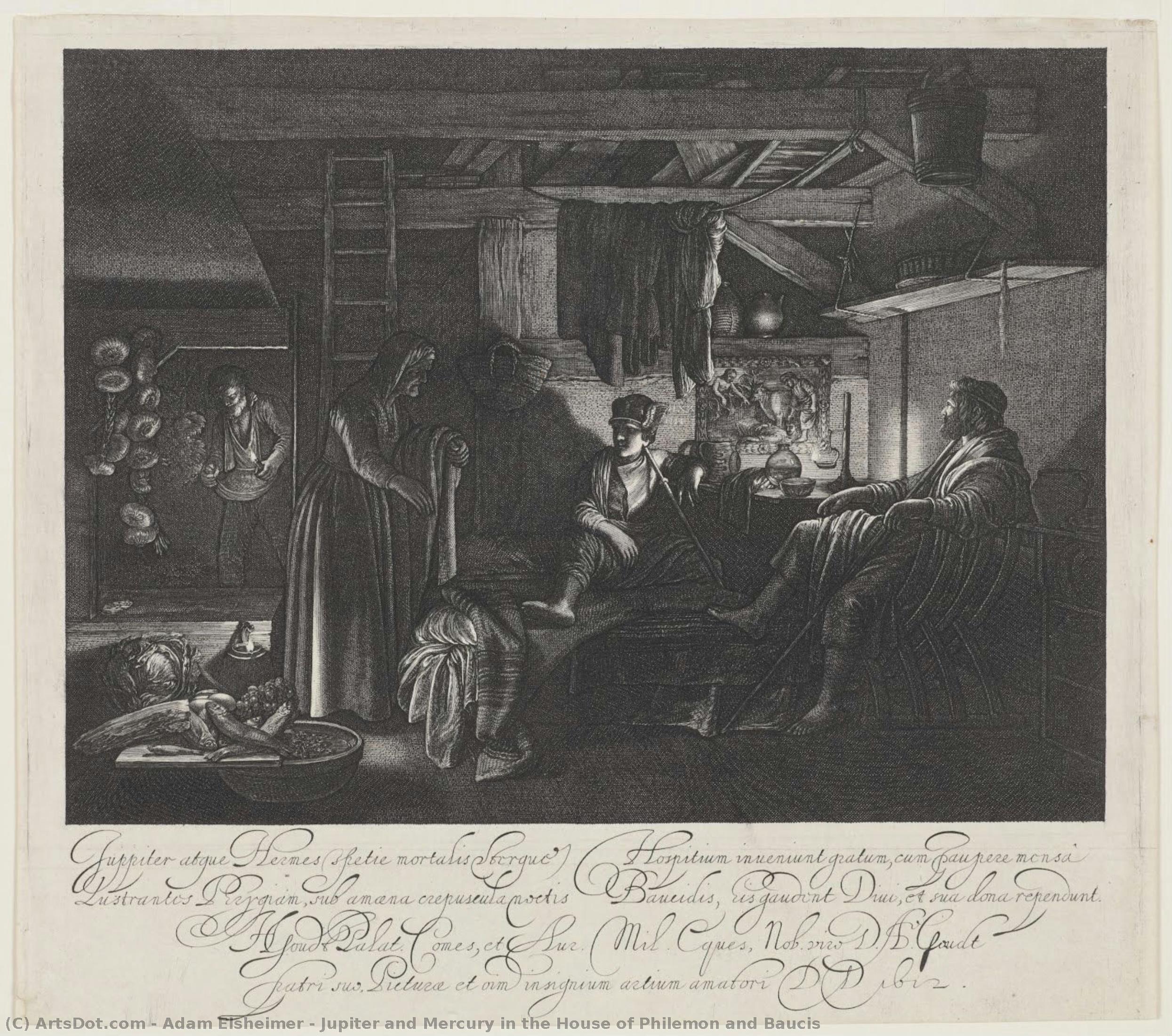 Jupiter And Mercury In The House Of Philemon And Baucis — Adam Elsheimer