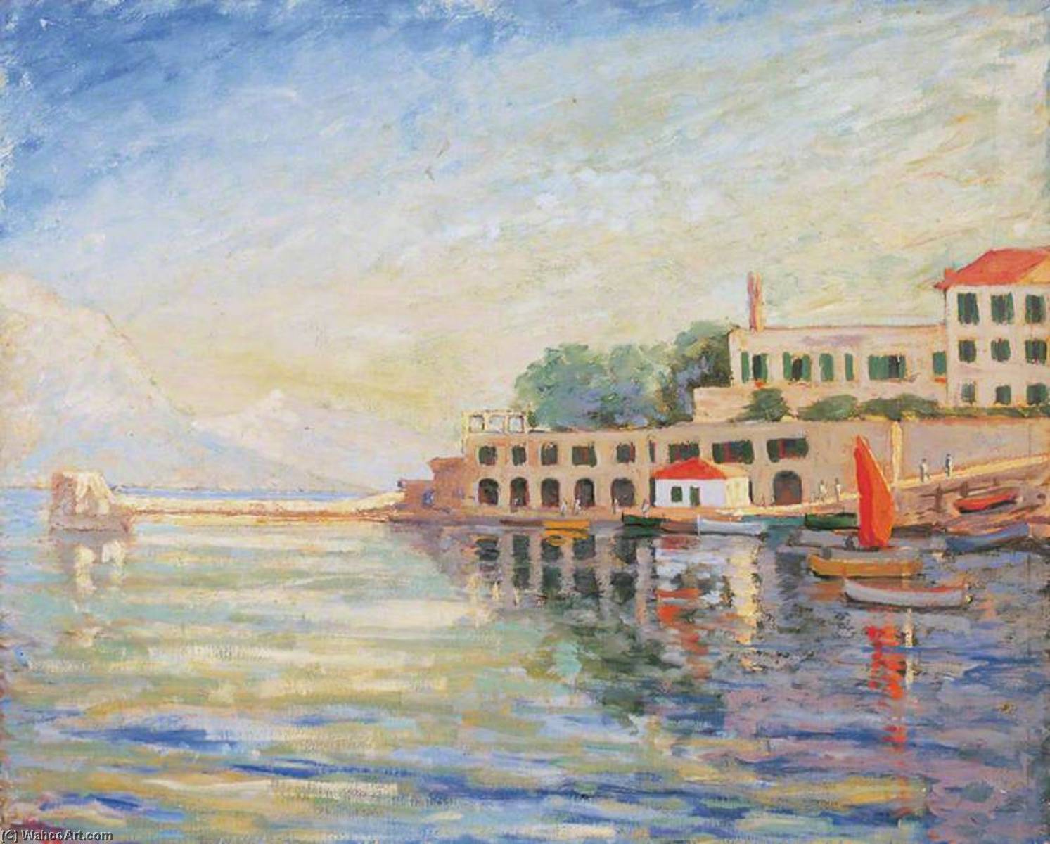 Late Afternoon, Saint Jean Cap Ferrat — Winston Spencer Churchill