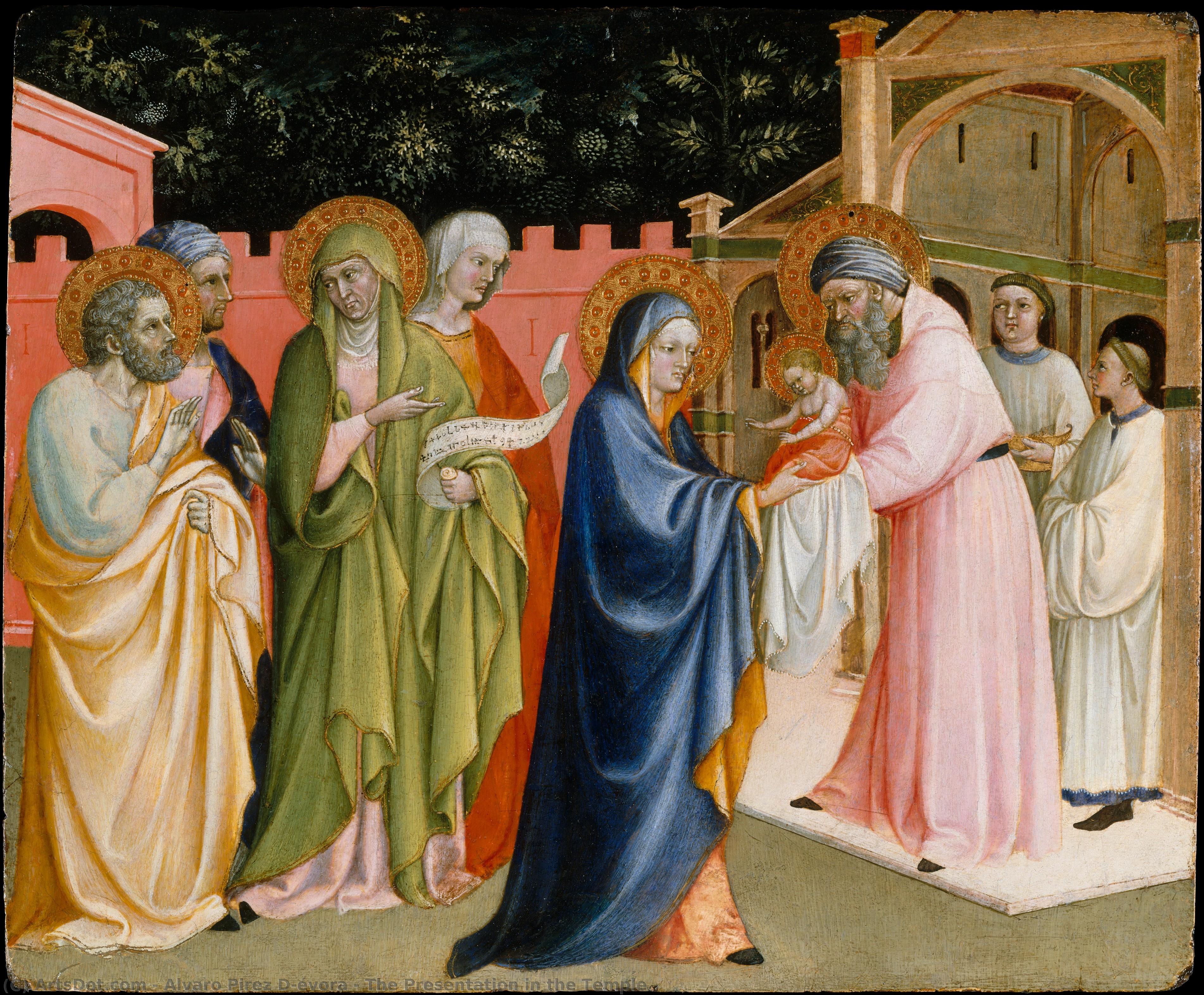The Presentation In The Temple — Alvaro Pirez D'évora