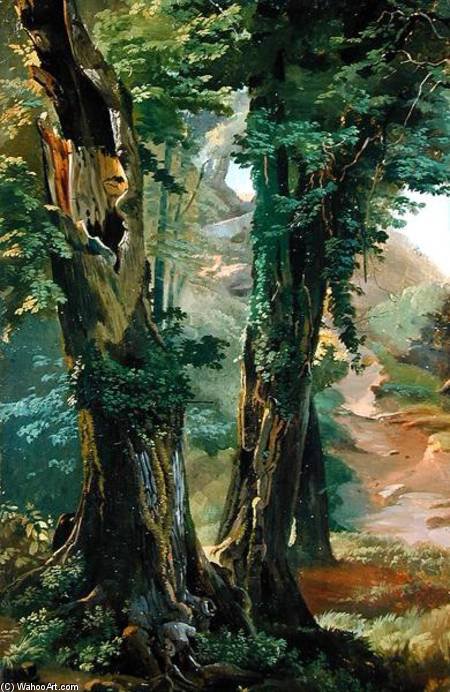 Old Elms — Friedrich Nerly