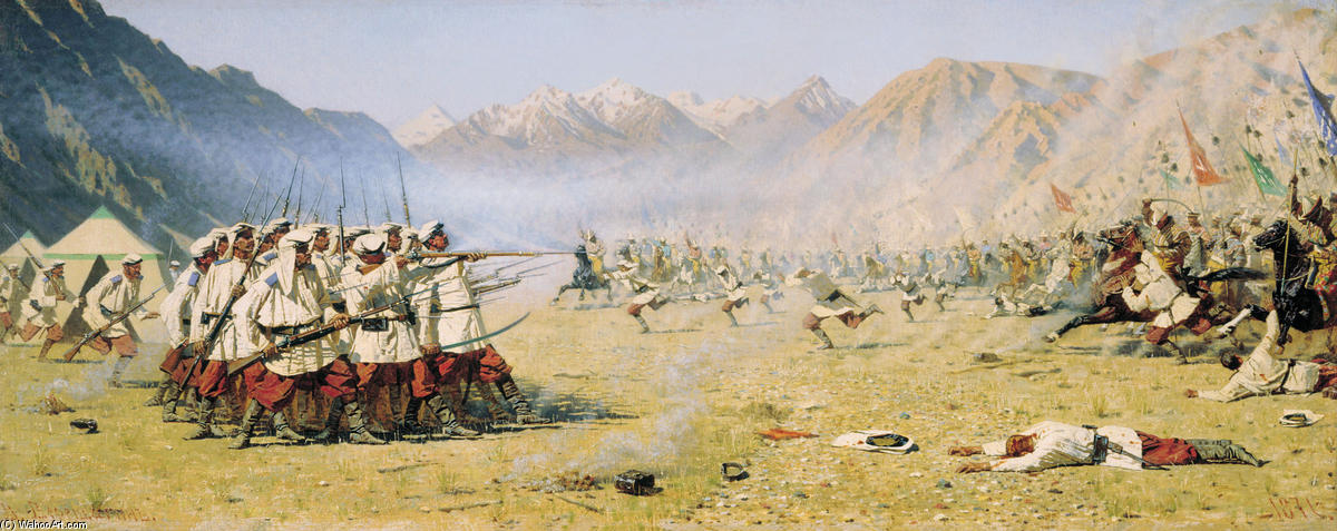 Ataque Por Sorpresa — Vasily Vasilievich Vereshchagin