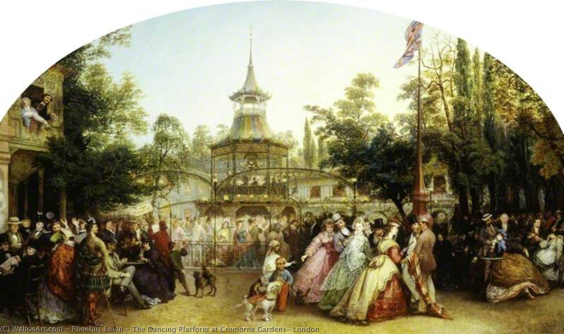 The Dancing Platform At Cremorne Gardens, London — Phoebus Levin