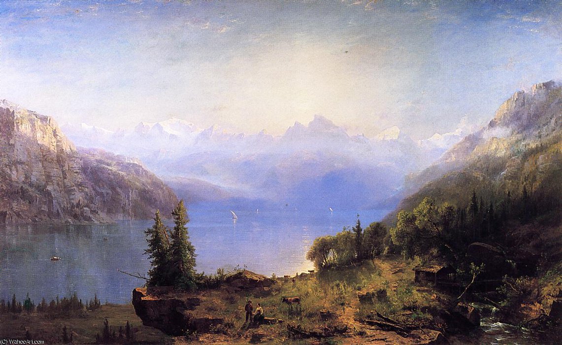 Sunrise In The Alps — Régis François Gignoux