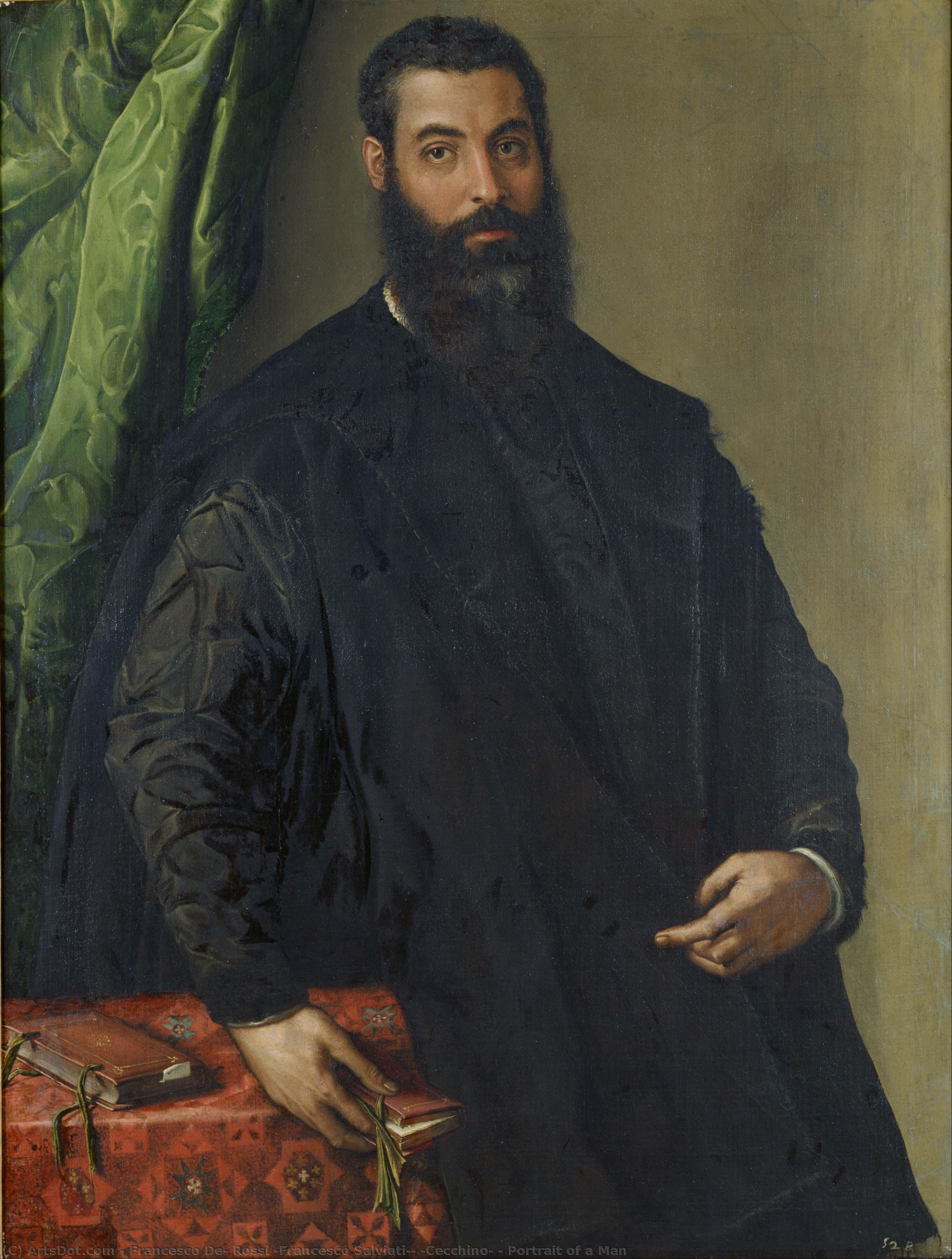 Portrait Of A Man — Francesco Salviati