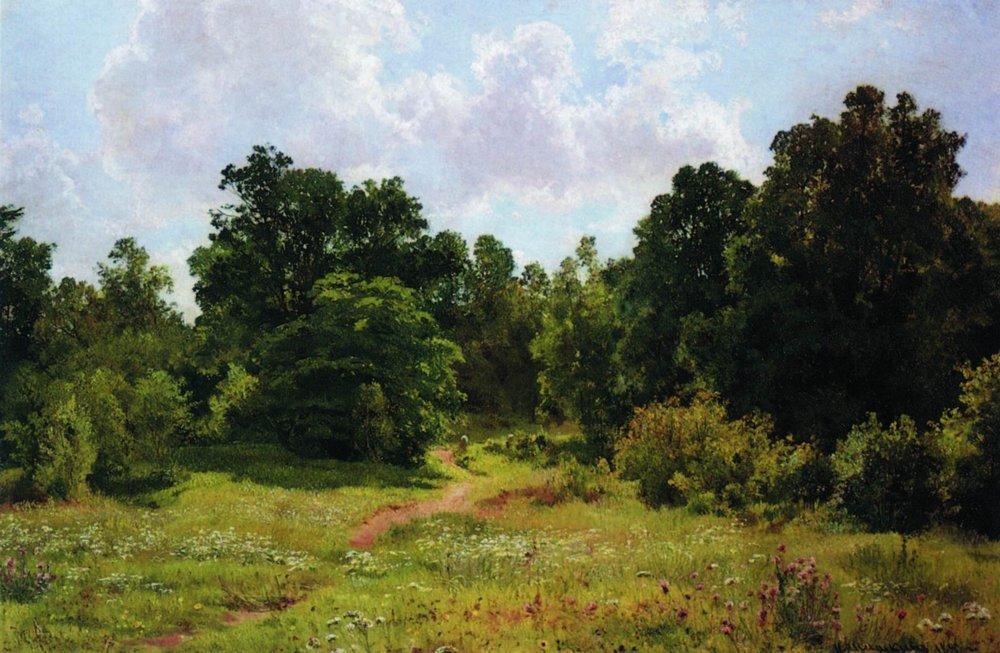 Edge Of The Deciduous Forest — Ivan Ivanovich Shishkin