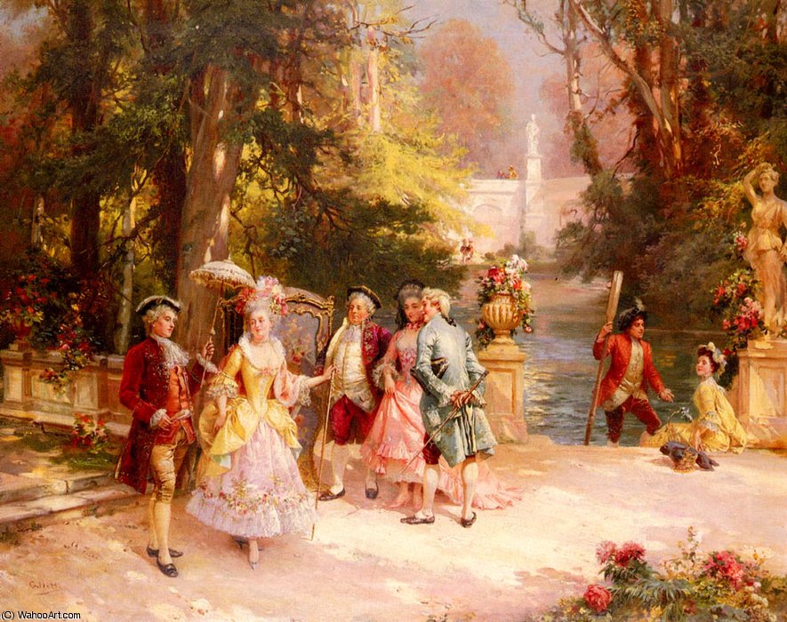 The Castle Garden — Cesare Auguste Detti