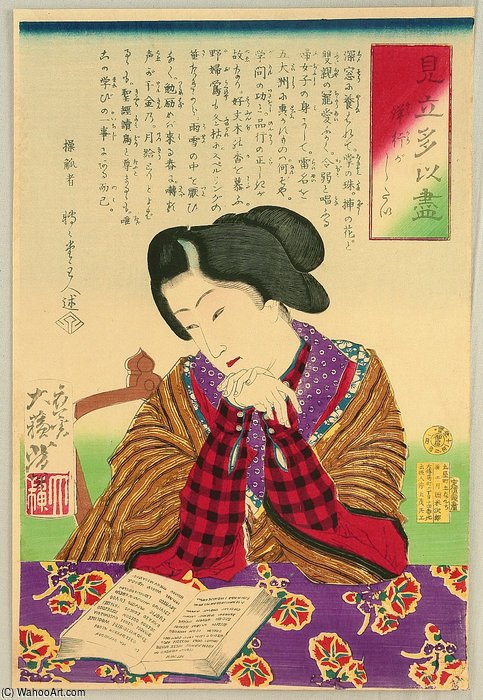 I Want To Travel Abroad — 月岡芳年 (tsukioka Yoshitoshi)