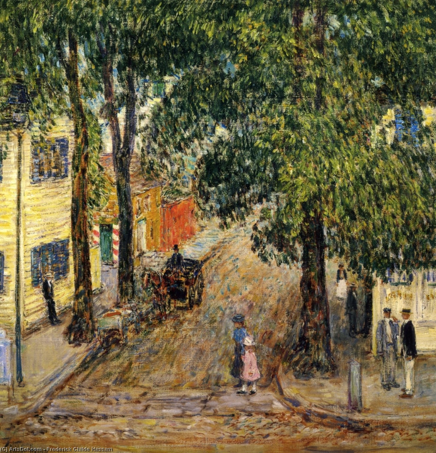Duke Street, Newport — Frederick Childe Hassam