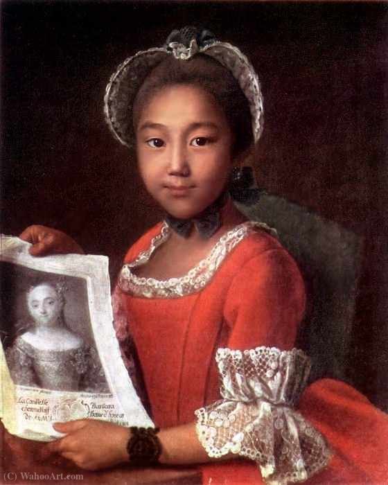 Portrait Of Kalmyk Girl Annushka — Ivan Petrovich Argunov