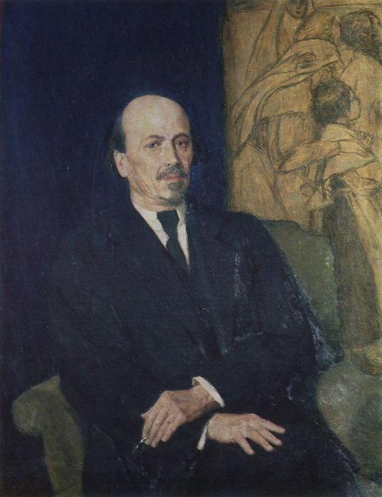 Portrait Of Mikhail Nesterov — Victor Vasnetsov