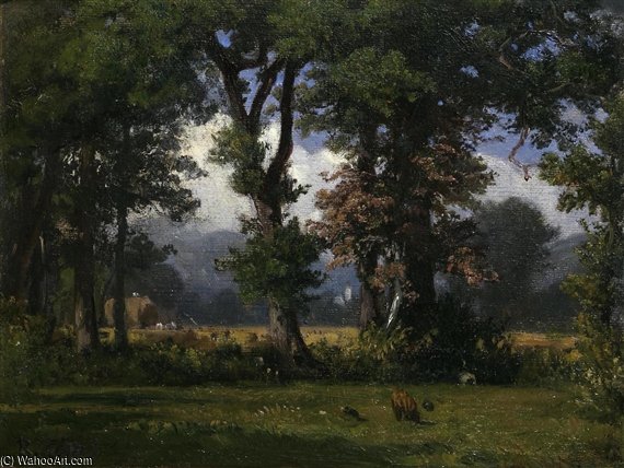 Eichwaldlichtung Clearing In Oak Forest — Роберт Цунд