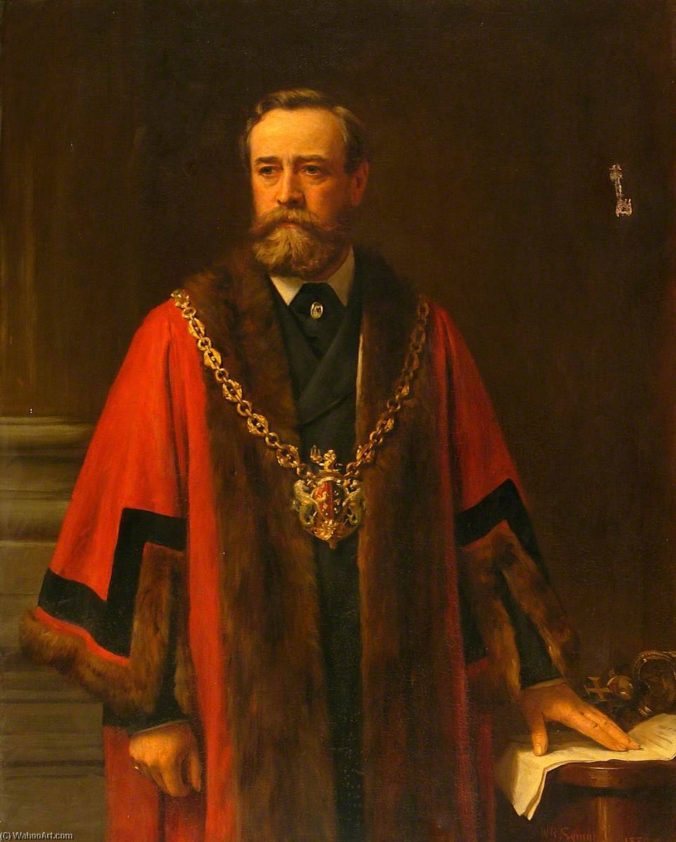 Portrait Of An Unidentified Ipswich Mayor — William Robert Symonds