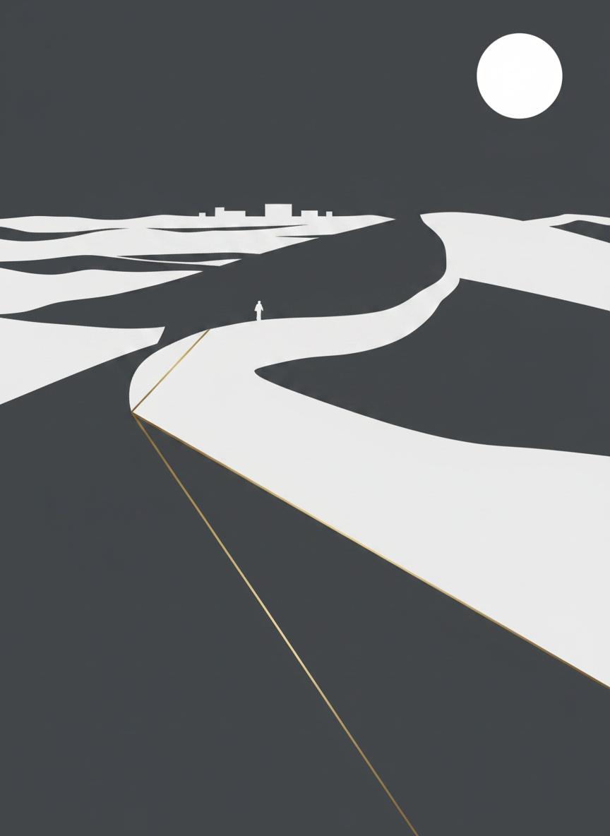 The Gilded Path To Solitude — Baptiste Brunet