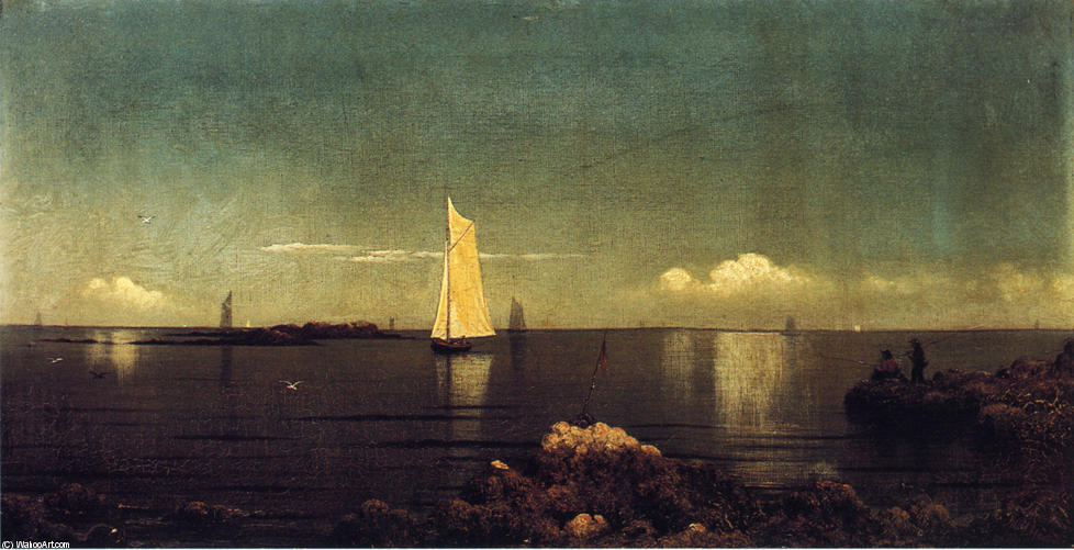 A Summer Afternoon (also Known As Boston Harbor) — Martin Johnson Heade