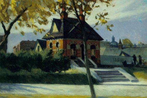 Small Town Station — Эдвард Хоппер