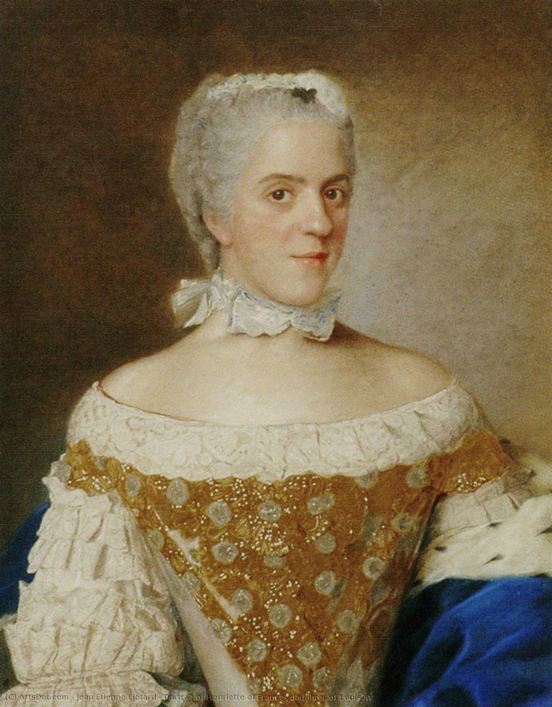 Portrait Of Henriette Of France, Daughter Of Louis Xv — Jean-étienne Liotard