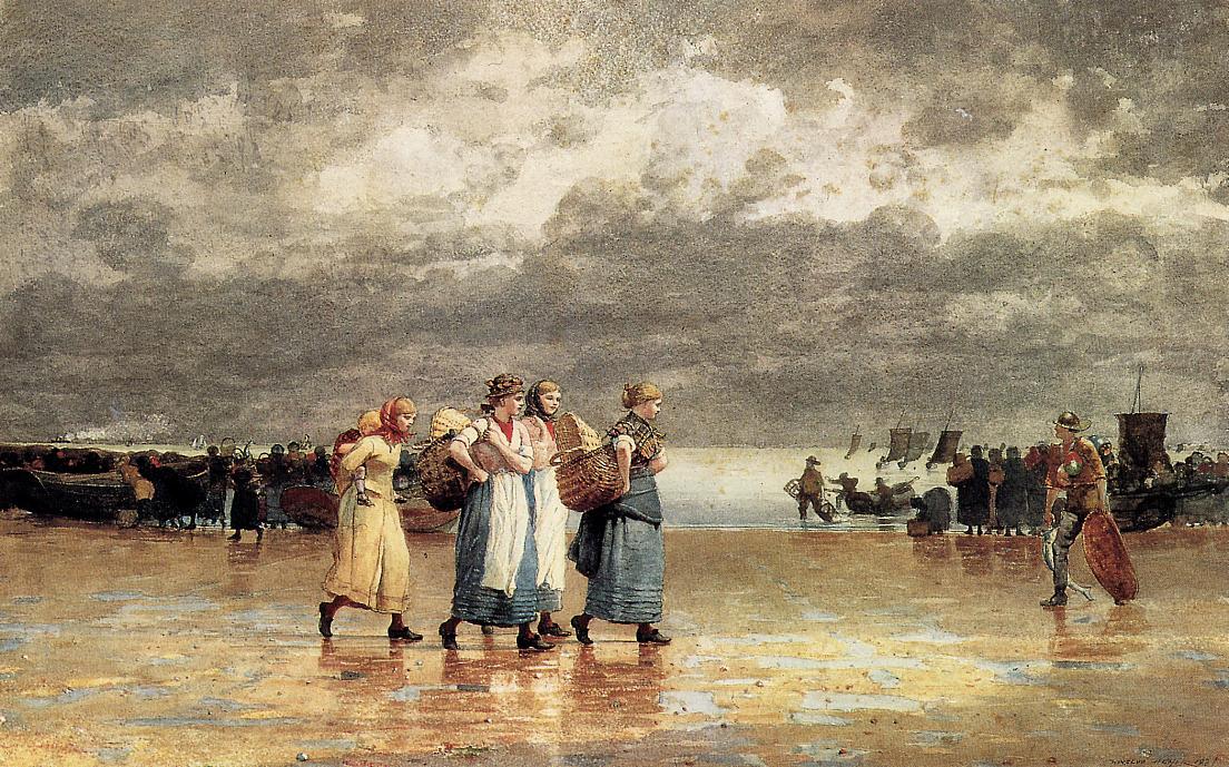 Vier Fischfrauen — Winslow Homer