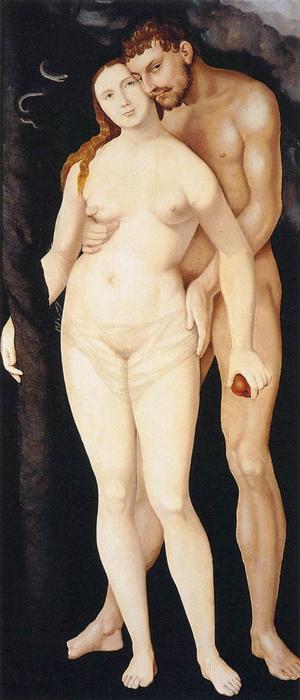 Adam And Eve 1 — Hans Baldung