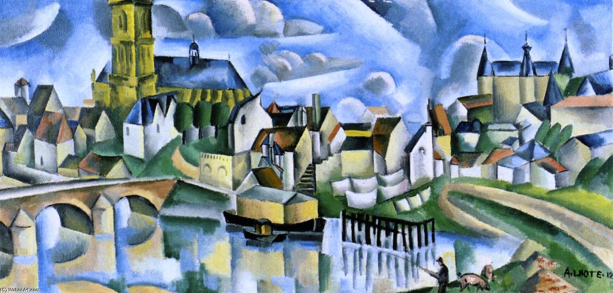 View Of The City Of Nevers — André Lhote