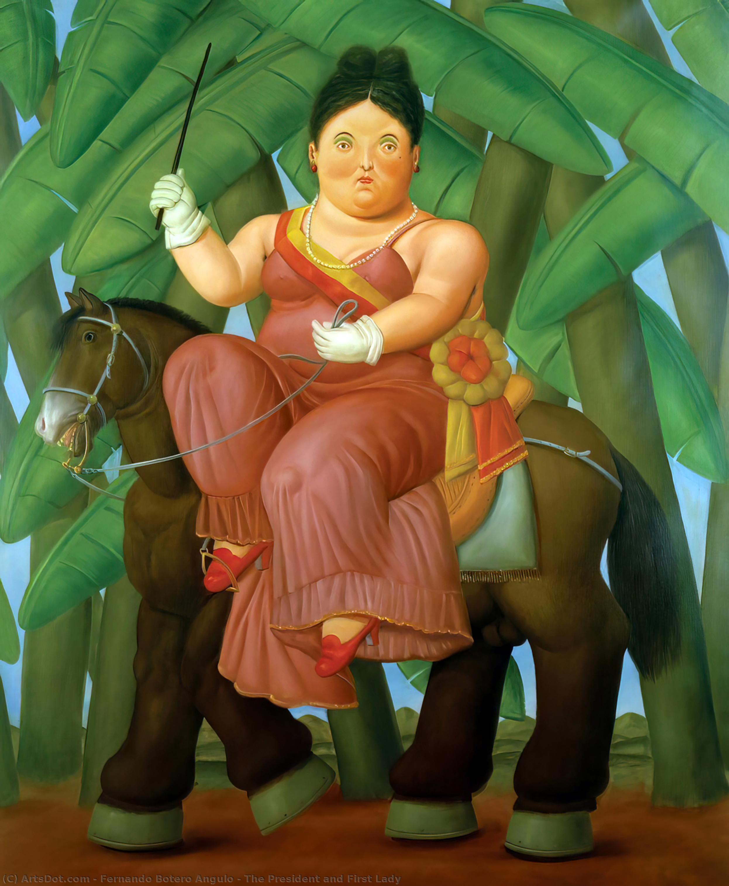 The President And First Lady — Fernando Botero