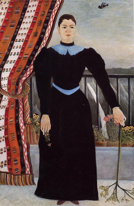 Portrait Of A Woman — Henri Julien Félix Rousseau (le Douanier)