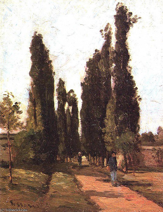The Road. — Camille Pissarro