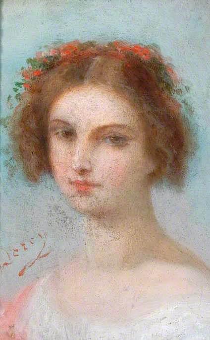 Head Of A Girl — Pierre Joseph Dedreux Dorcy