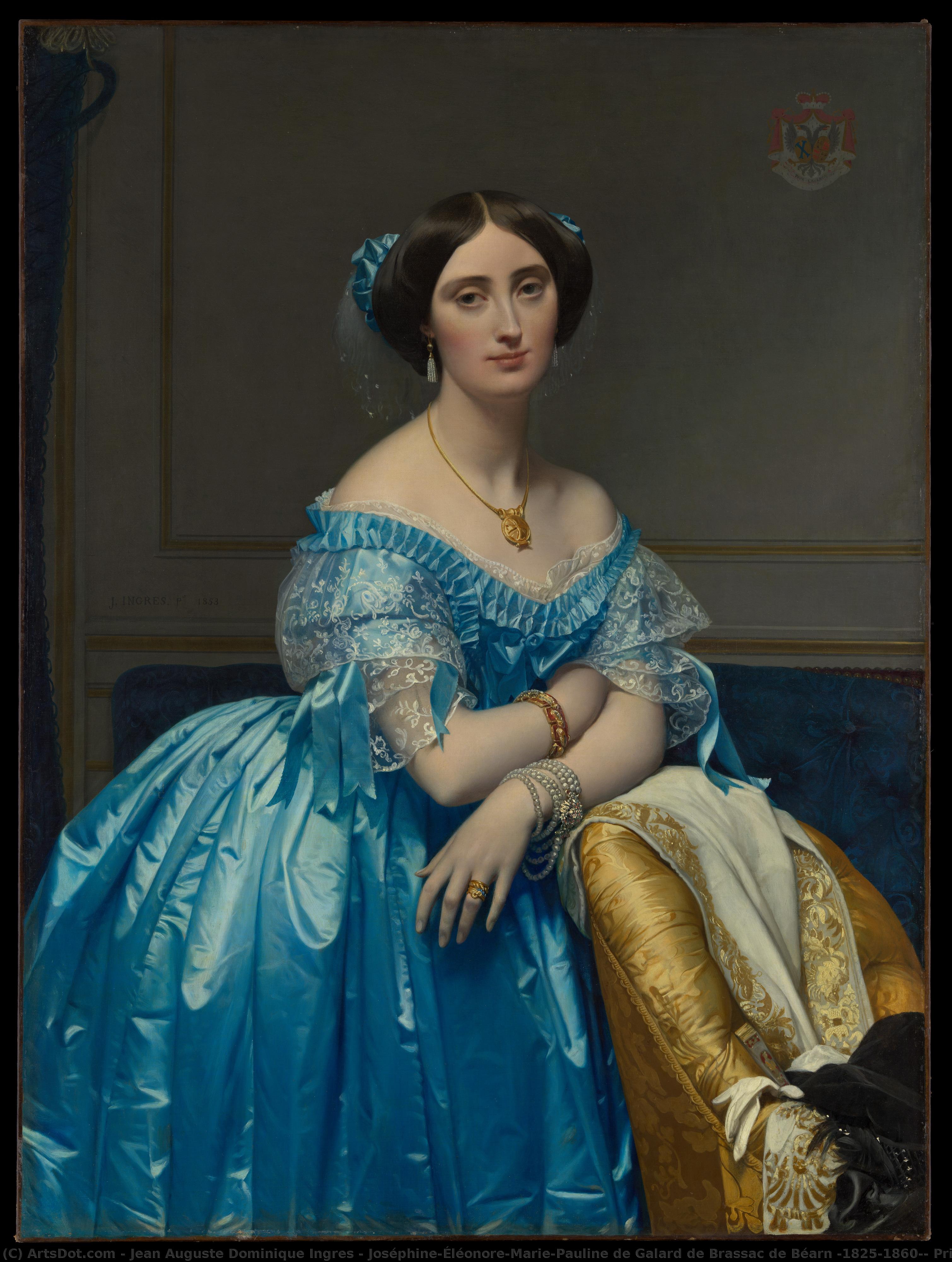 Joséphine-éléonore-marie-pauline De Galard De Brassac De Béarn (1825–1860), Princesse De Broglie — Jean-auguste-dominique Ingres