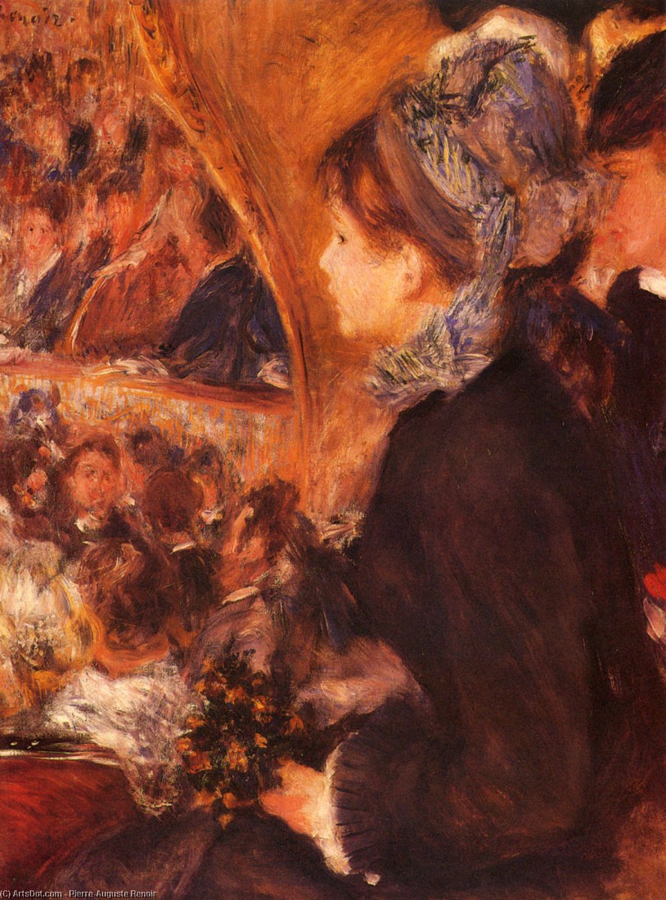 At The Theatre — Пьер-огюст Ренуар