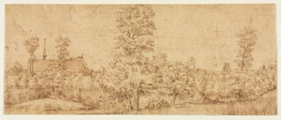 Trees Before A Village — Ян Ливенс