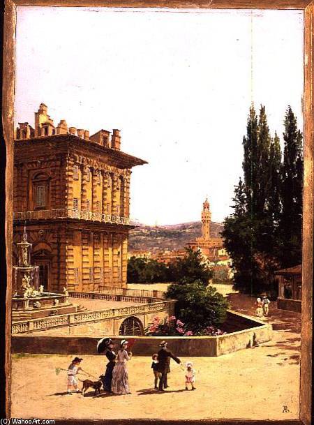 By The Pitti Palace, Florence — Antonietta Brandeis