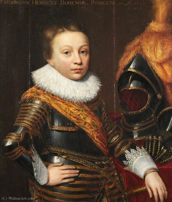 Prince Frederick Henry (1614–1629), Crown Prince Palatine, Aged 9 — Jan Antonisz Van Ravesteyn
