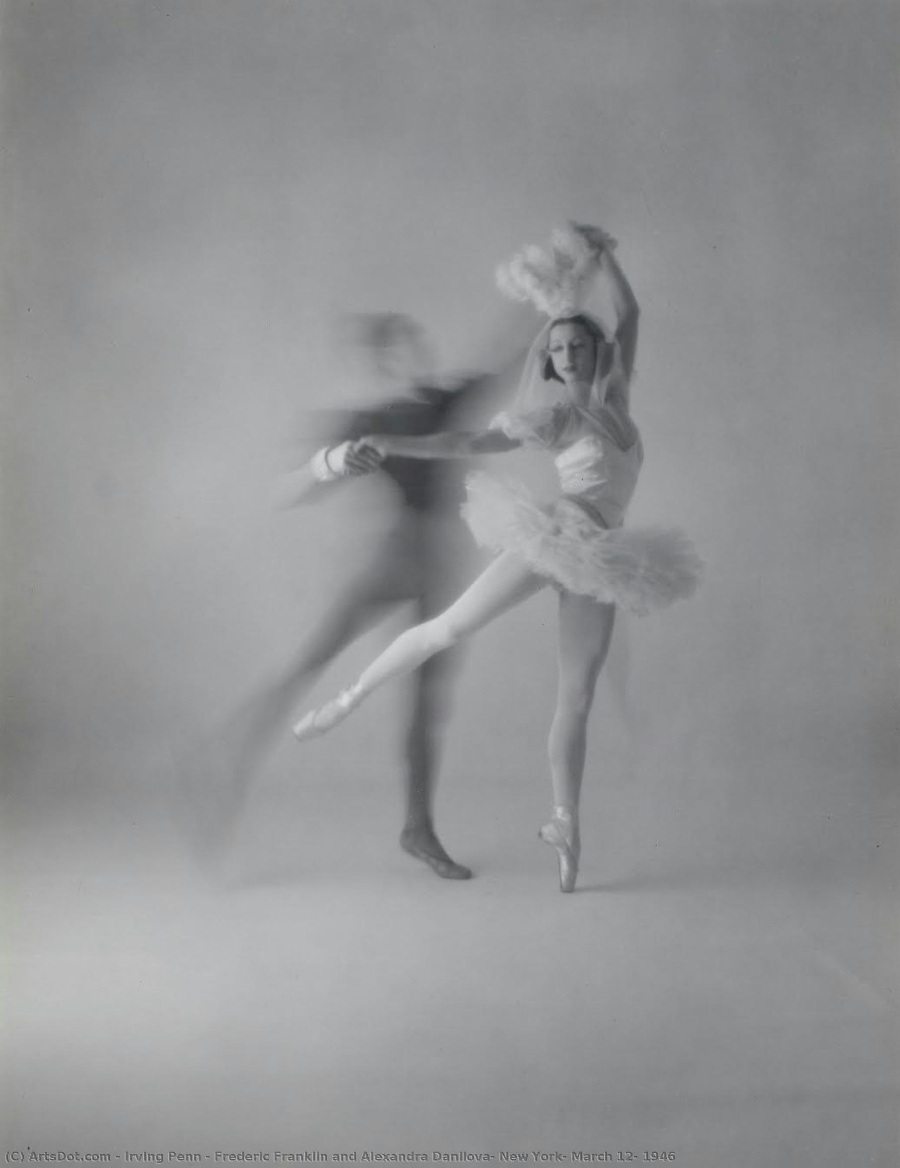 Frederic Franklin And Alexandra Danilova, New York, March 12, 1946 — Irving Penn