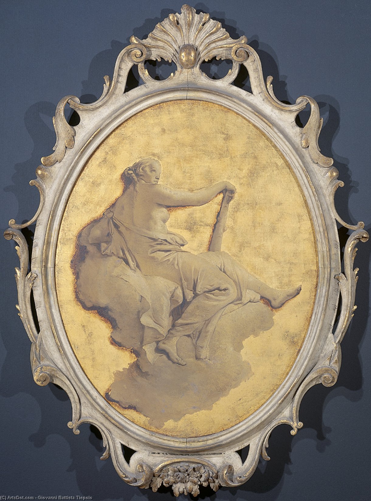 Allegorical Female Figure With A Club — Giambattista Tiepolo