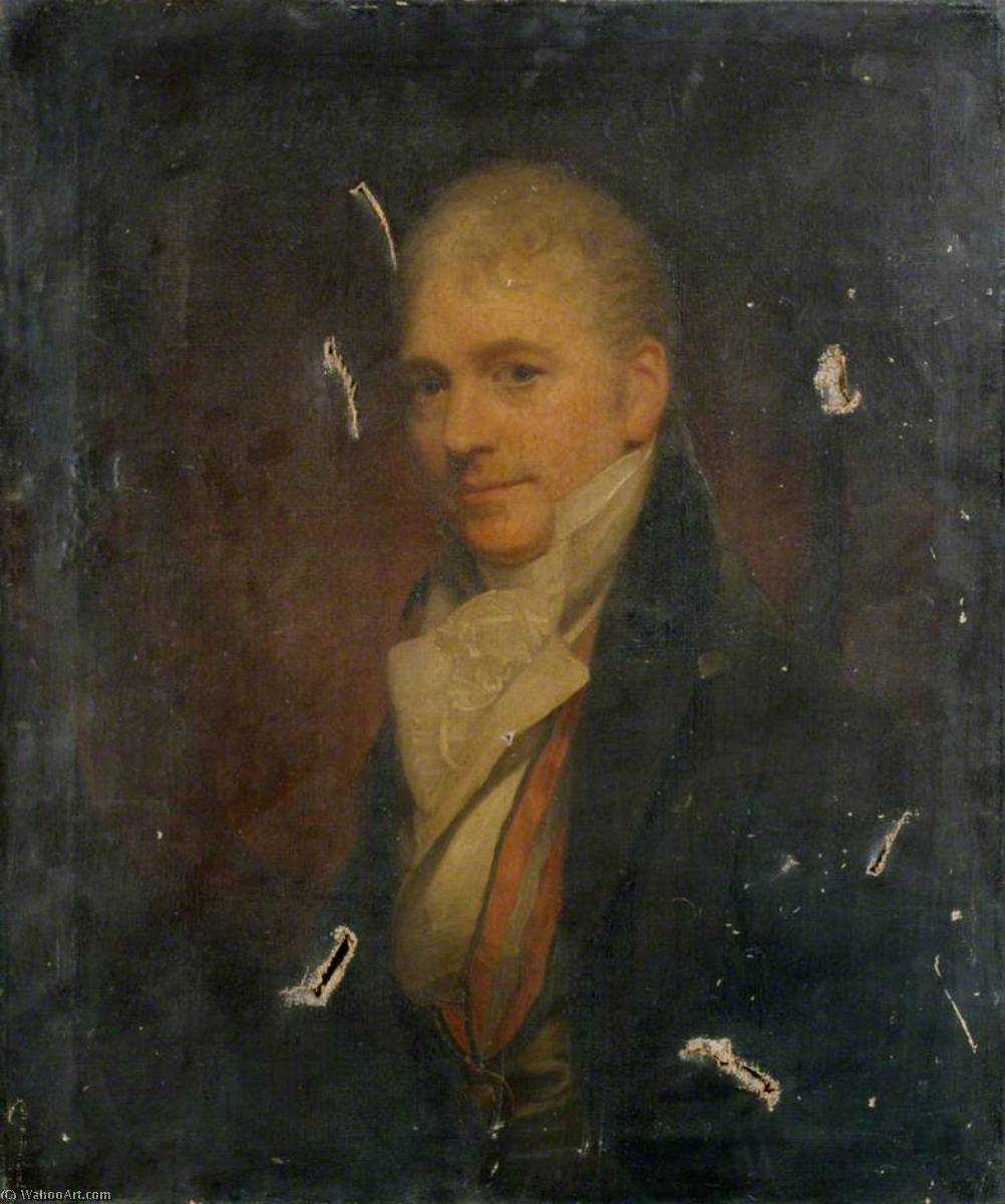 Self Portrait (after William Beechey) — Peter Francis Bourgeois
