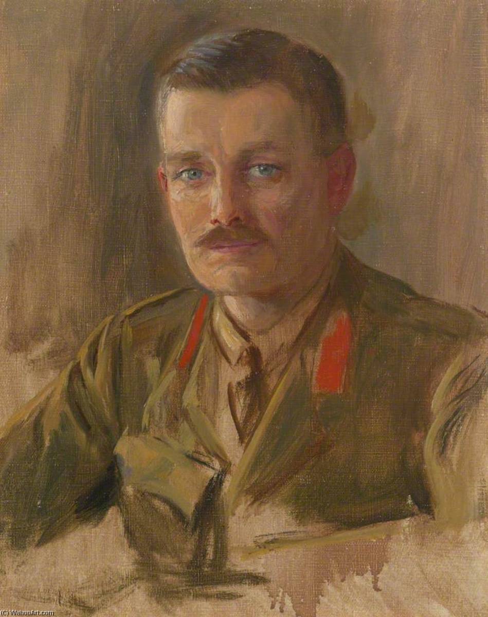 Colonel Sir Hereward Wake (1876–1963), 13th Baronet, Member Of Information Department (study Related To 'the Supreme War Council In Session At Versailles On 3rd July 1918') — Herbert Arnould Olivier