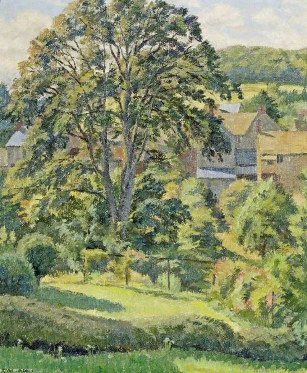 A Garden At Uley, Gloucestershire — Donald Ewart Milner