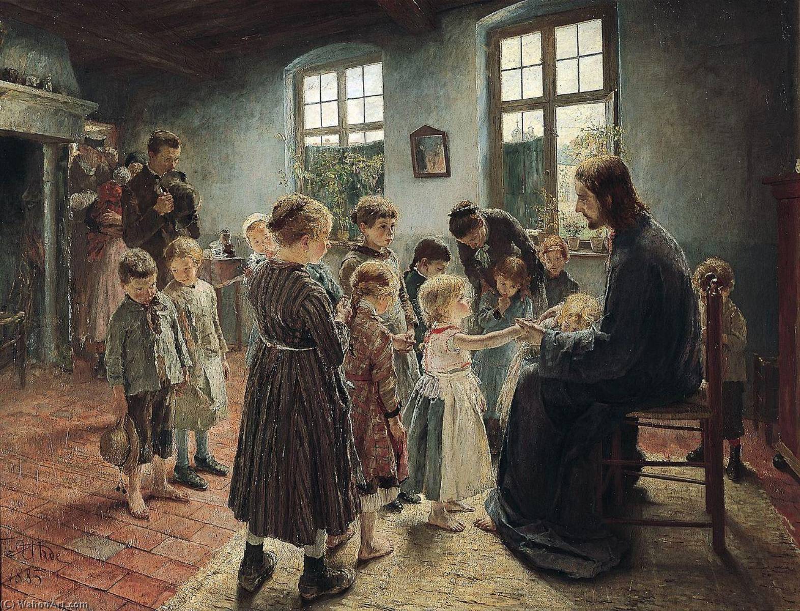 Let The Children Come — Fritz Von Uhde