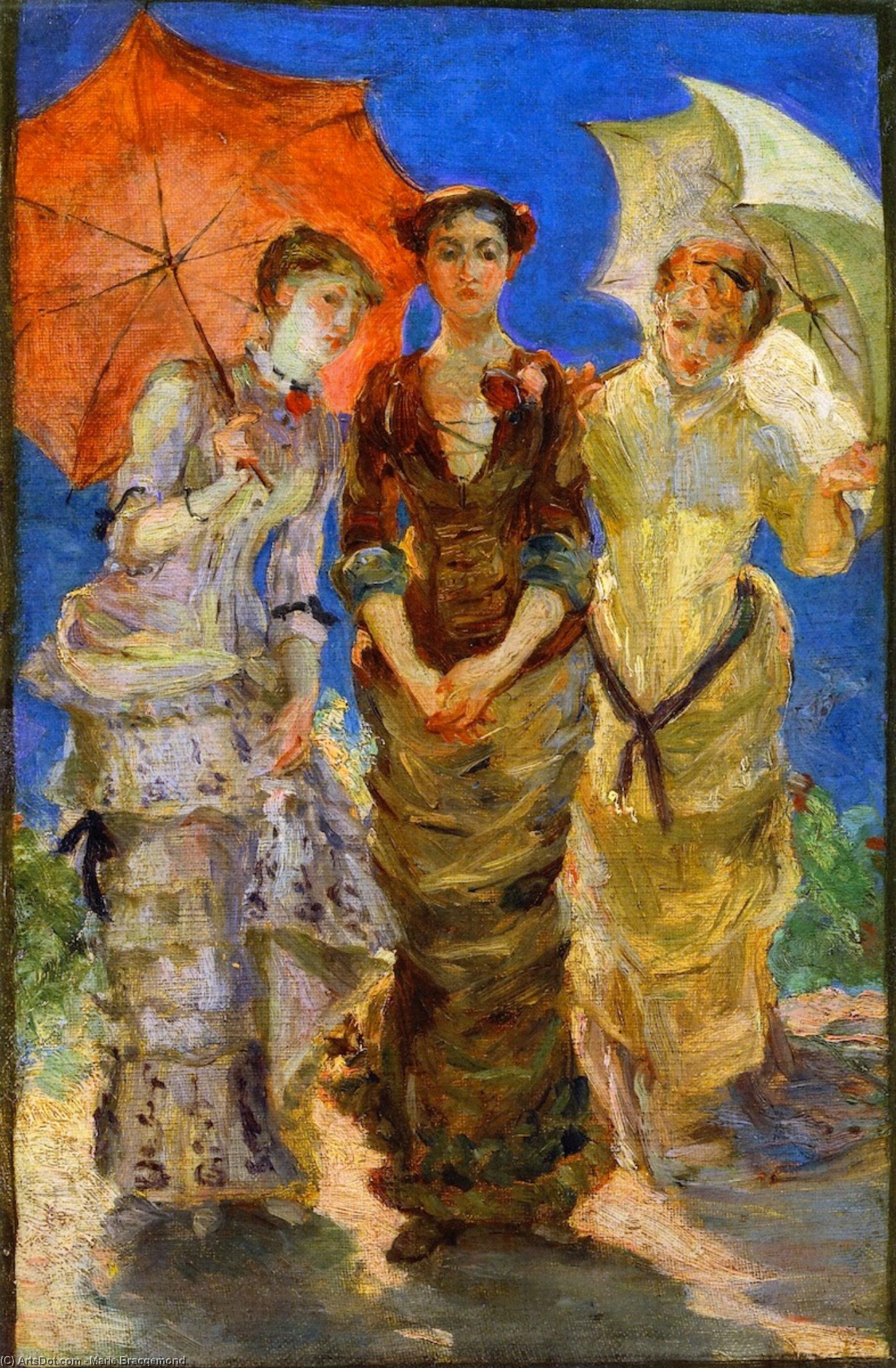 Study For The Three Graces — Marie Bracqemond