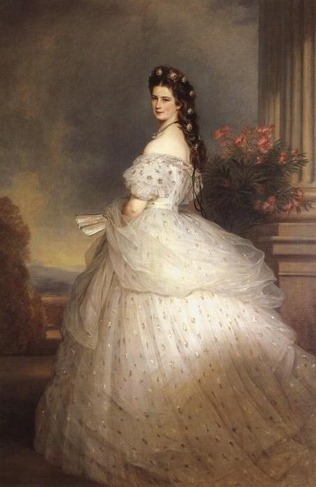 Elizabeth, Empress Of Austria — Franz Xavier Winterhalter