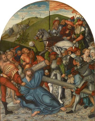 Christ Carrying The Cross — Lucas Cranach The Elder