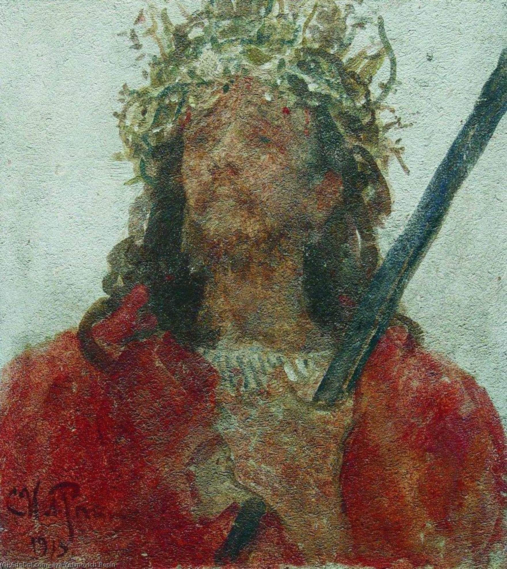 Jesus In A Crown Of Thorns — Ilya Yefimovich Repin