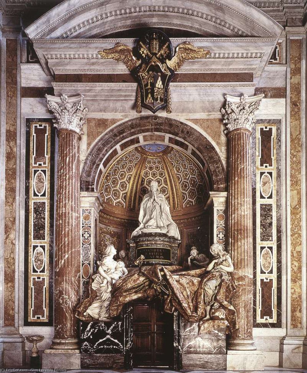 Tumba Del Papa Alejandro (chigi) Vii — Gian Lorenzo Bernini
