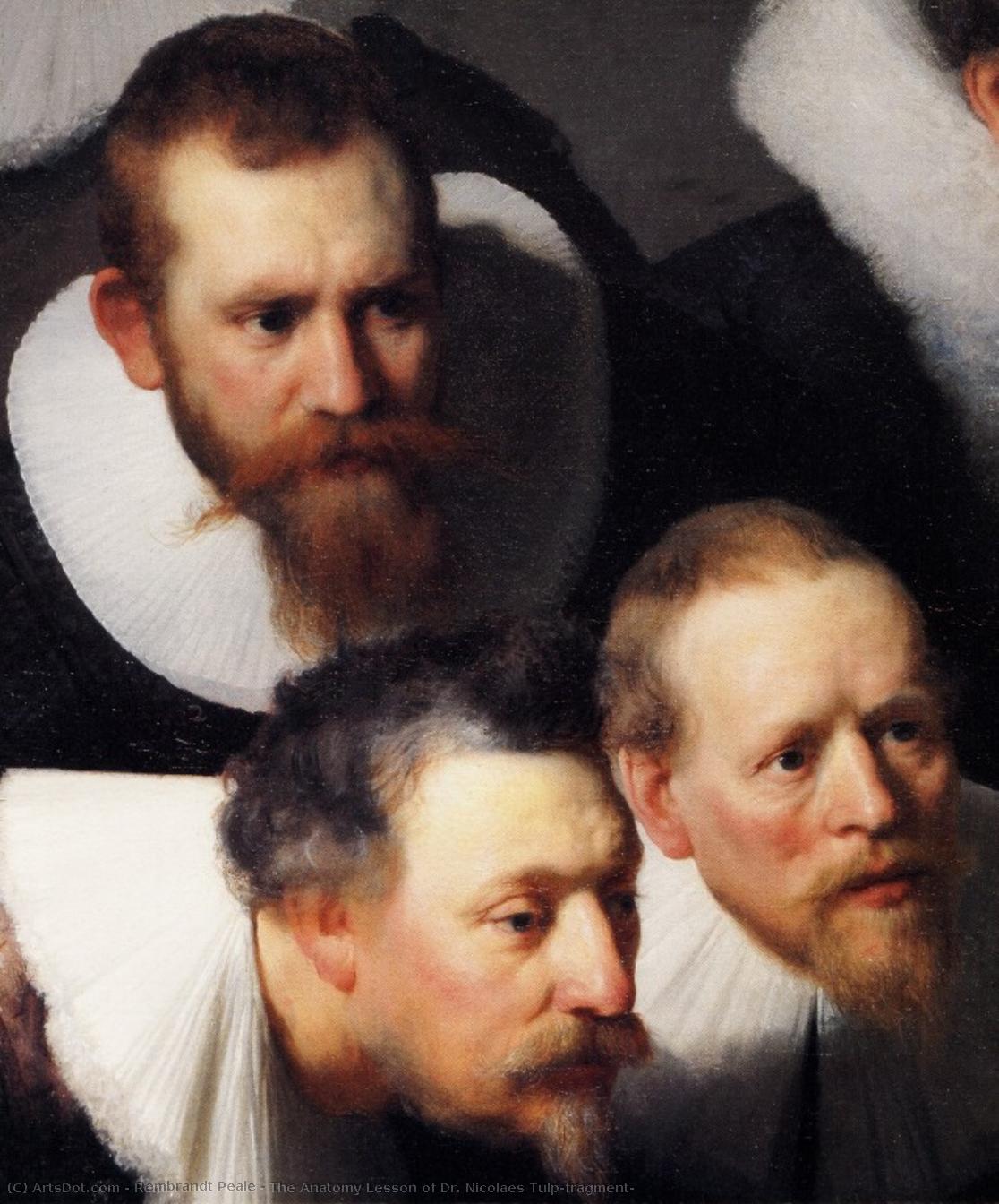 The Anatomy Lesson Of Dr. Nicolaes Tulp(fragment) — Rembrandt Peale